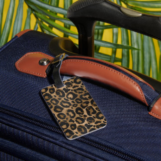 Cowhide Luggage Tag Bagagelabel