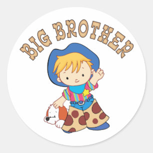 Cowkids Big Brother Ronde Sticker