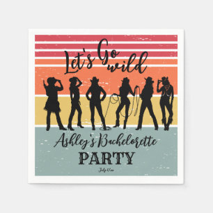 Cowmeiden laten een  bacheloretpartij opgaan servet