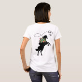 Cowmeiden laten Ride T-shirt (Achterkant volledig)
