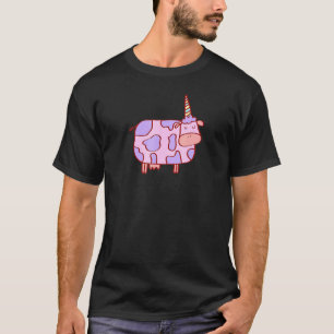 Cownicorn koelde Koe uit met een unicorn-hoorn T-shirt