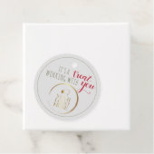 Coworker Christmas Business Logo étiquette tag cad (En situation)