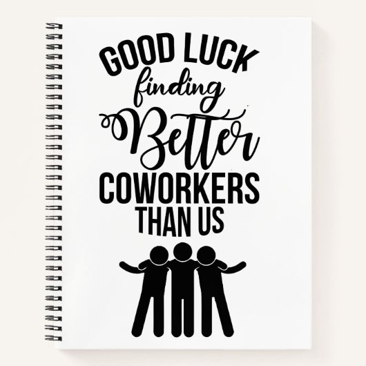 Coworker Leaving Gift, Nouveau Carnet cadeau d'emp (Devant)