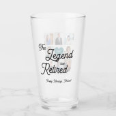 Coworker photos retirement  glas (Voorkant)