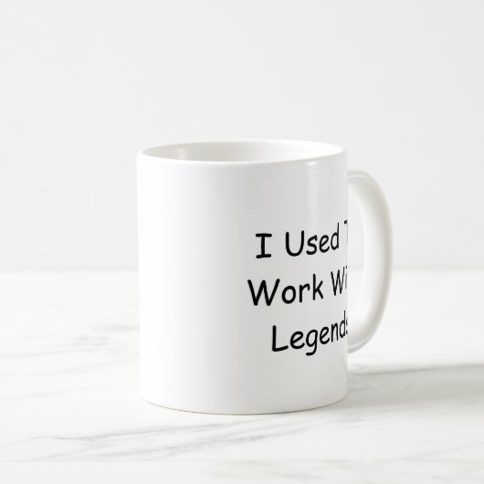 Coworker Quitter La Mug - J'Avais L'Habitude De Tr (Devant droit)
