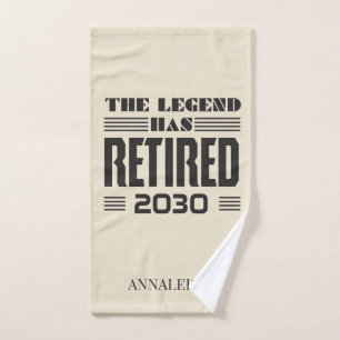 Coworker Retirement Legend heeft gepensioneerd per Handdoek