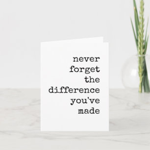 Coworker Waardering Kaart, minimalistisch Kaart