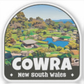 Cowra, NSW Australië Sticker (Voorkant)