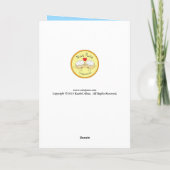 Cowrousel - Grappig Koe Carrousel Wenskaart Kaart (Achterkant)