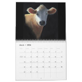 COWS: Originele kunst van de diverse runderen Kalender (Mar 2026)