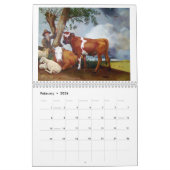 COWS: Originele kunst van de diverse runderen Kalender (Feb 2026)