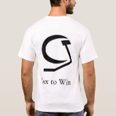 Cox voor Win T-shirt (Achterkant)