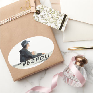 Coxswain Ovaal Sticker