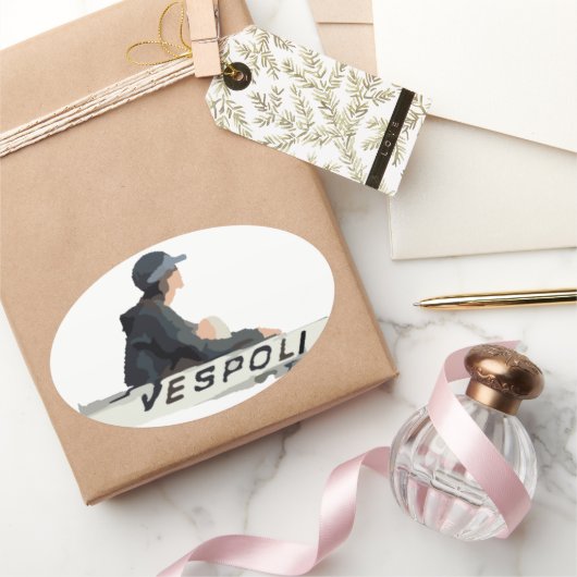 Coxswain Ovaal Sticker (Geschenken)