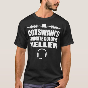 Coxswain Roeiteam Acht Cox Oproep Roeier Scull T-shirt