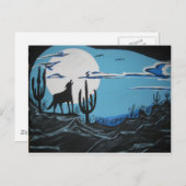 Coyote Briefkaart (Voorkant / Achterkant)