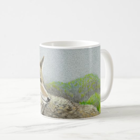 Coyote café Mug (Devant droit)