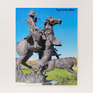 Coyote Cowboy Alberta Legpuzzel