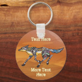 Coyote de Trickster Sleutelhanger (Voorkant)