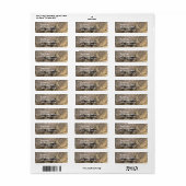 Coyote Design retouradres mailinglabel Etiket (Full Sheet)