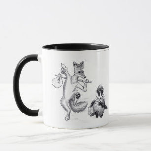 Coyote en Badger Friends Mok