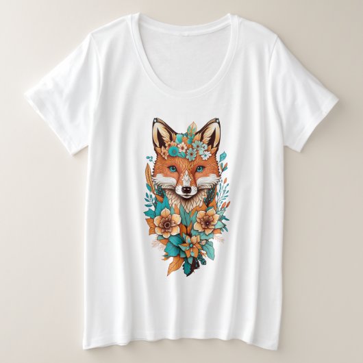Coyote en fleurs (Design devant)