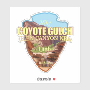 Coyote Gulch (pijlpunt) Sticker