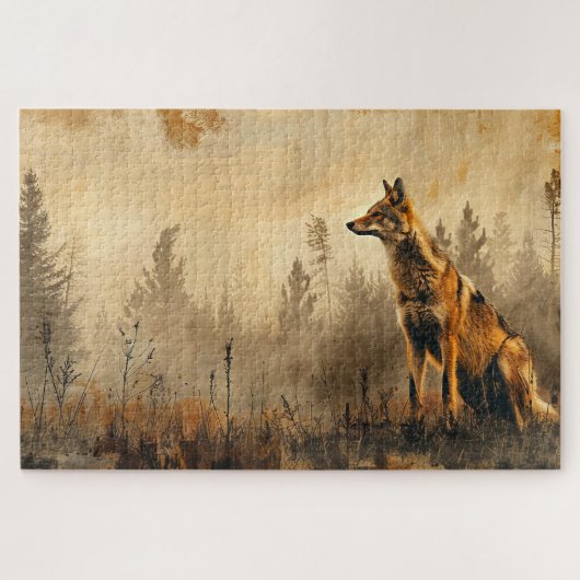 Coyote Herfstlandschap 20x30 Legpuzzel (Horizontaal)