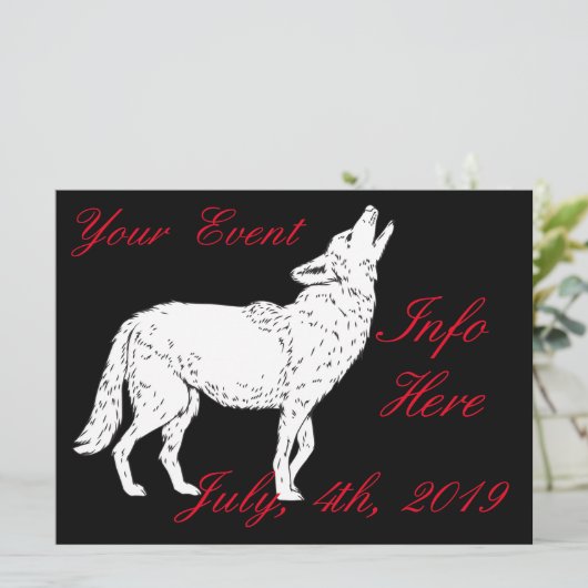 Coyote Howling Thunder_Cove (Staand voorkant)