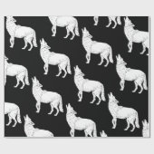 Coyote Howling Thunder_Cove Cadeaupapier (Vlak)