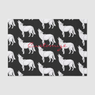 Coyote Howling Thunder_Cove Tissuepapier