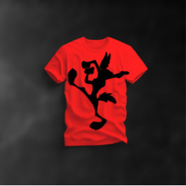 COYOTE IN BEWEGING T-SHIRT