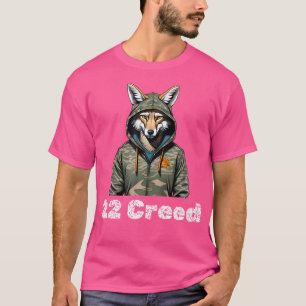 Coyote In Hood 22 Creed jagen T-shirt