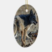 Coyote Keramisch Ornament (Rechts)