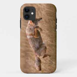Coyote Leaping - Gibbon Meadows iPhone 11 Hoesje