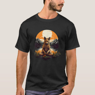 Coyote Meditatie Yoga T Shirt