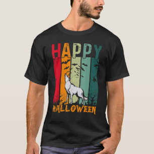 Coyote Meisjes Jongens Retro Stijl Halloween Diner T-shirt