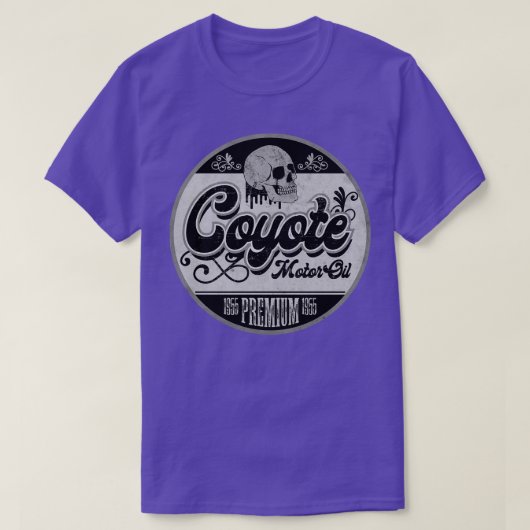Coyote  Oil BW T-shirt (Design voorkant)