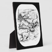 Coyote Pups Fotoplaat (Zijkant)