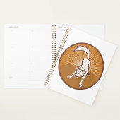 Coyote Retro Sunset  Wilderness Dierlijke Kunst Planner