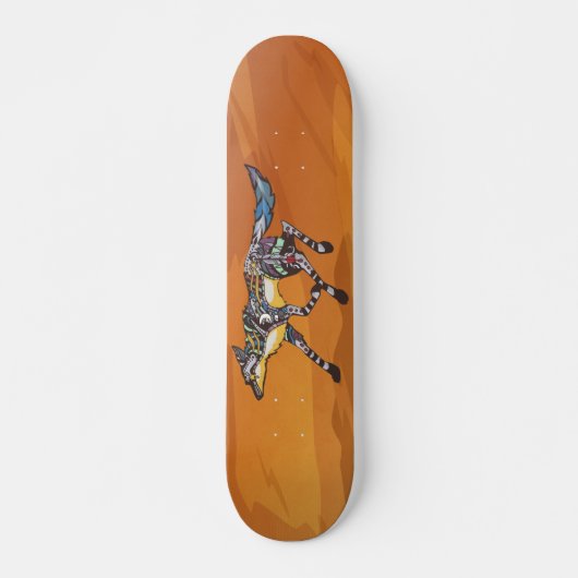 Coyote the Trickster Skateboard (Voorkant)