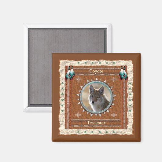 Coyote - Trickster - Magnet (Recto/Verso)