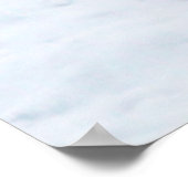 Coyote waarschuwt voor sneeuw poster (Hoek)