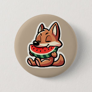 Coyote Watermeloen Ronde Button 5,7 Cm