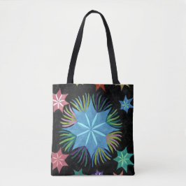 CozmicNinjaStar op een canvas tas