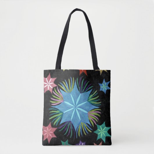 CozmicNinjaStar op een canvas tas (Voorkant)