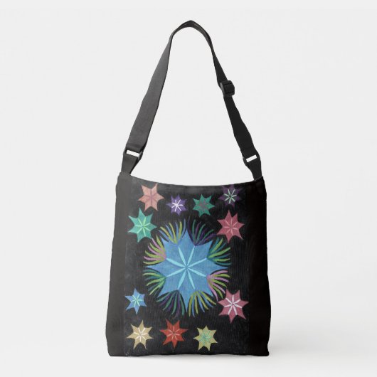 CozmicninjaStar op een crossbody tas (Voorkant)