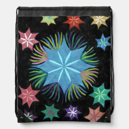 CozmicNinjaStar op een trekkoord tas