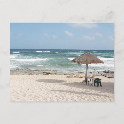 Cozumel Beach Briefkaart (Voorkant)