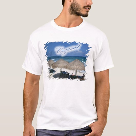 Cozumel Beach T-shirt (Voorkant)